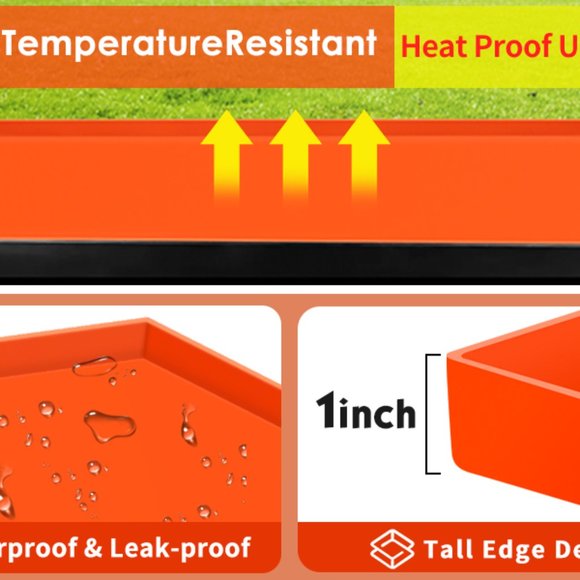 36 Inch Heavy Duty Food Grade Silicone Griddle Buddy Mat - Picture 3 of 11